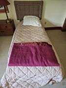 Pair of twin beds INCLUDES EVERYTHING IN PICS RELATED TO BEDS...