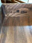 Vintage Ethan Allen Jacobean Style Oak Drop Front Desk…..32 x 18-3/4 x 41 tall