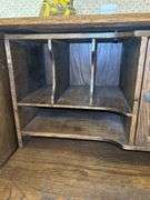 Vintage Ethan Allen Jacobean Style Oak Drop Front Desk…..32 x 18-3/4 x 41 tall