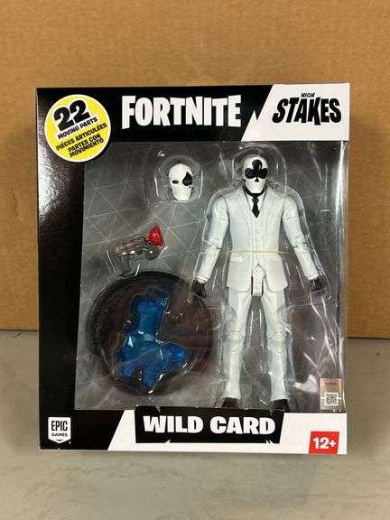 NEW FORTNITE High Stakes “WILD CARD” action figure