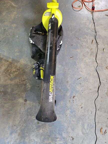Ryobi 40V VacAttack Leaf Mulcher w/Battery & Charger ALL ARE OPERATIONAL...