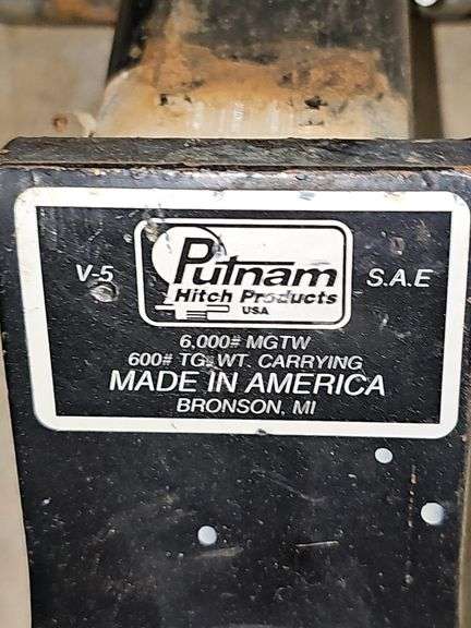 Trailer hitch with a 2-in ball