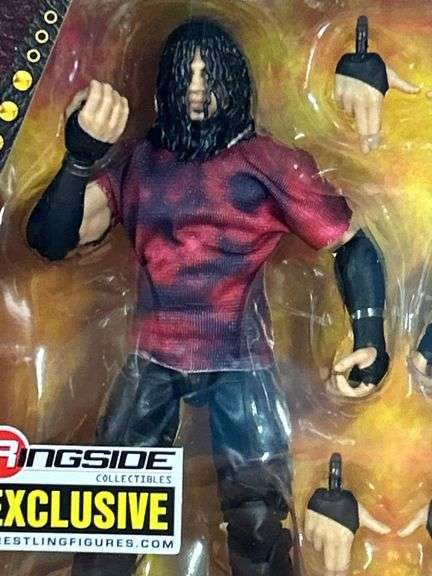 WWE Elite Collection THE HARDY BOYZ action figures…..small tear on corner of box
