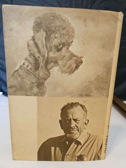 Vintage "Travels with Charley in Search of America" by John Steinbeck 1942 version w/very nice in-tact book jacket...