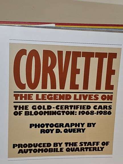 Grouping of Corvette books. Top three are soft cover, the rest are hardback.