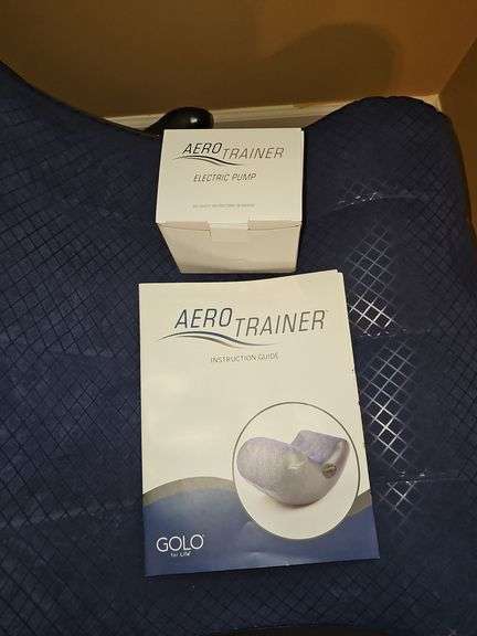 Aero fitness trainer chair with air pump.