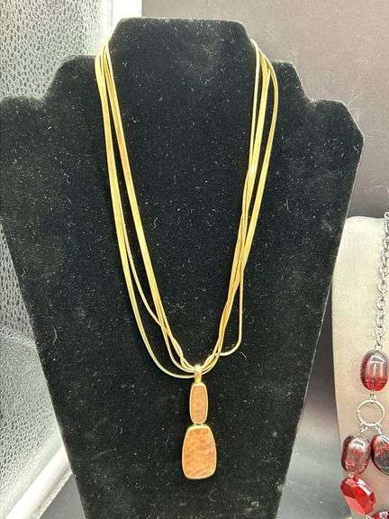 Great selection of costume jewelry…..back left is Monet, middle are ankle bracelets, very front has sterling clasp