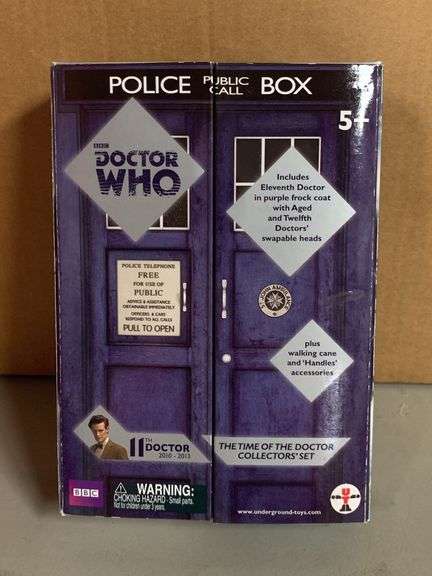 Doctor Who 11th Doctor Police Public Call Box action figure