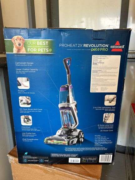 NIB Bissell ProHeat 2X Revolution Carpet & Upholstery Deep Cleaner