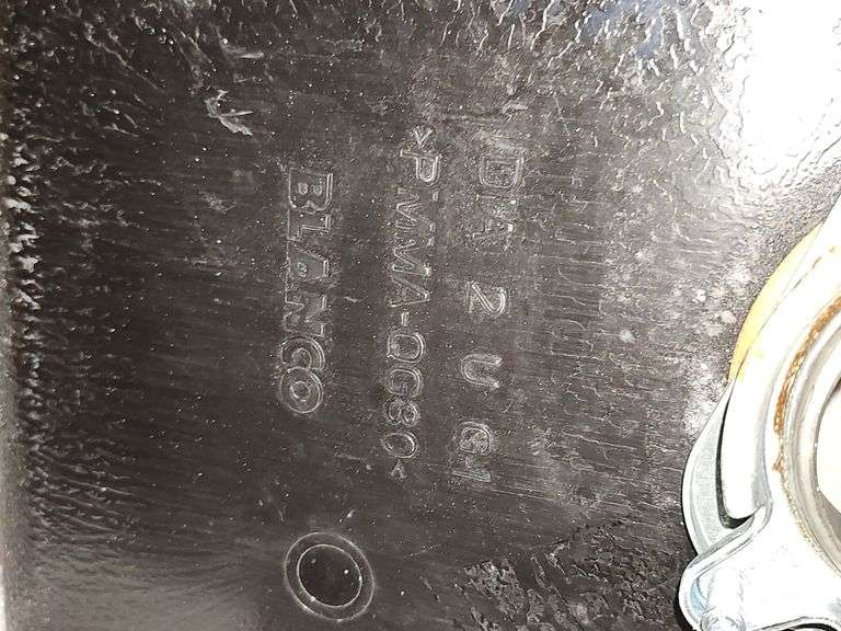 Deep double bowl kitchen sink. Seller changed sink to a single bowl and this is the item that was removed. It's in good condition.