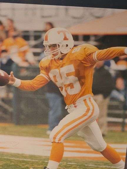 Framed photo of Chris Hogue #95 UT Vols