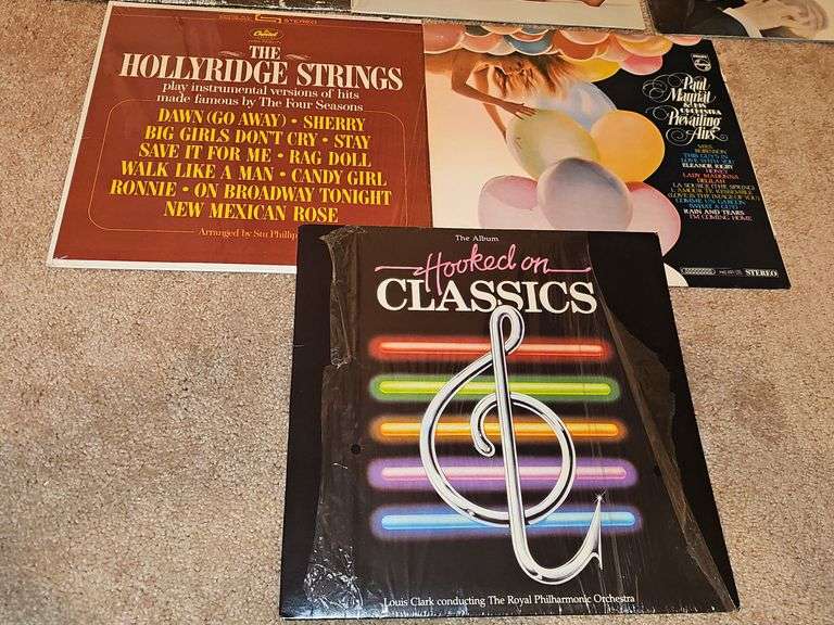 Grouping of albums. Mostly orchestra. See all photos for titles.