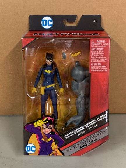 DC COMICS Multiverse BATGIRL action figure with Collect & Connect KING SHARK