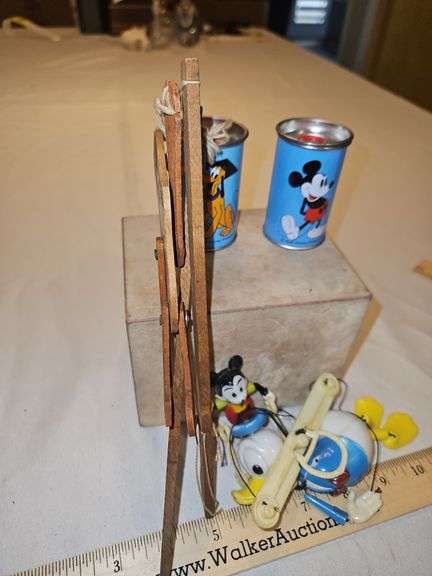 Group of Disney themed vintage toys...
