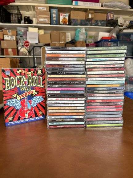 2 boxes full of CD’s…..all type of music….see all pics