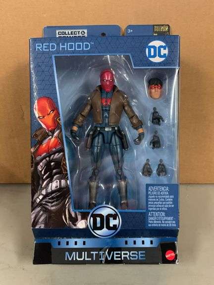 DC COMICS Multiverse RED HOOD action figure with Collect & Connect Killer Croc