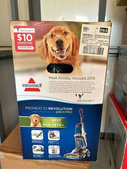 NIB Bissell ProHeat 2X Revolution Carpet & Upholstery Deep Cleaner