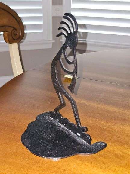 Kokopelli book end. 7 in tall