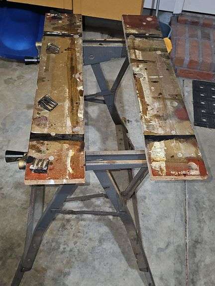 Black & Decker collapsible workmate.