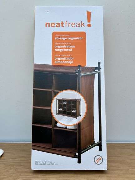 NIB Neat Freak! 16-compartment storage organizer