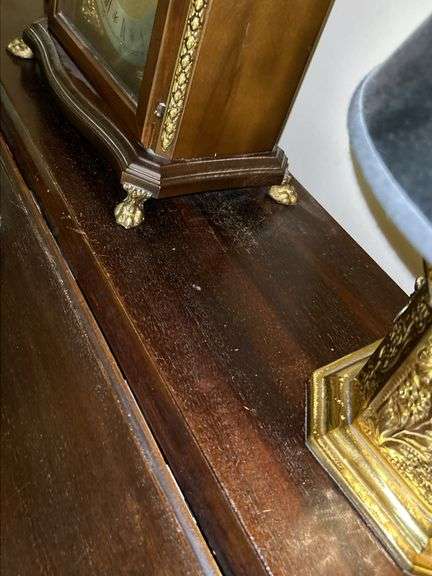 Vintage 3-drawer secretary…..28 x 17 x 41 tall…..OTHER CONTENTS NOT INCLUDED
