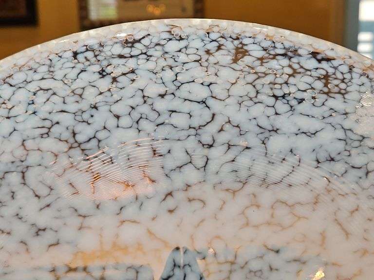 Very Large Elegant Round Kosta Boda 14.5" Glass Platter in excellent condition...