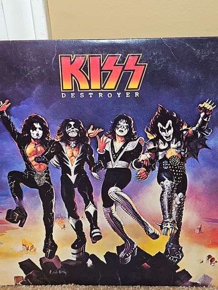Three albums by KISS. Destroyer, ALIVE!, Dynasty
