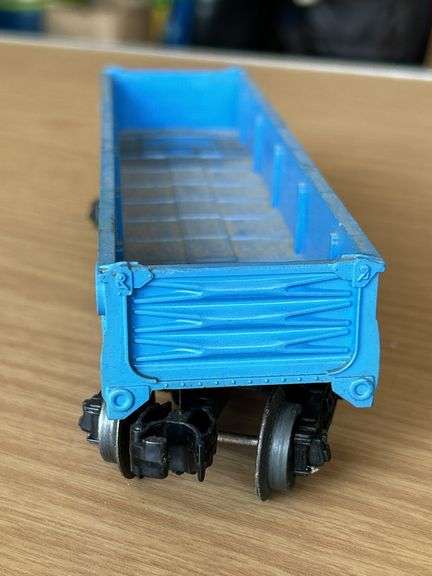 Vintage LIONEL 6042 Blue Long Gondola Postwar Car