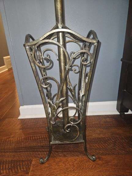 Metal/Iron coat rack umbrella stand 74" tall...