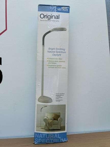 NIB Verilux Original Natural Spectrum Floor Lamp…..box is sealed