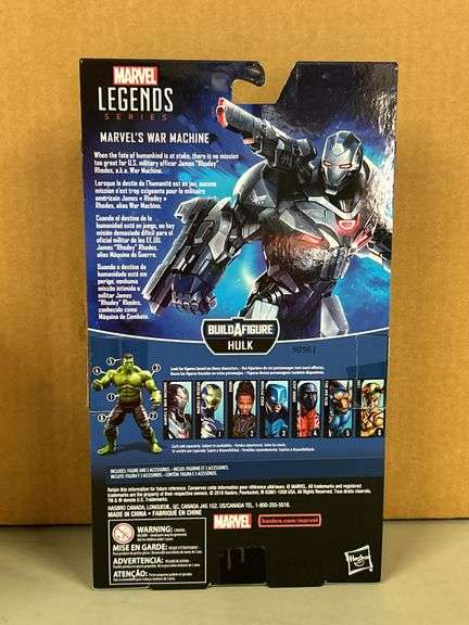 Marvel Legends Series The Avengers MARVEL’s WAR MACHINE action figure with Build A Figure Hulk piece