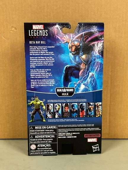 Marvel Legends Series BETA RAY BILL action figure with Build A Figure Hulk piece