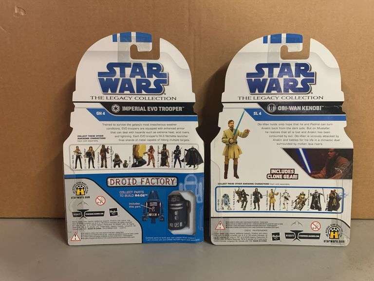 Star Wars The Legacy Collection IMPERIAL EVO TROOPER & OBI-WAN KENOBI action figures