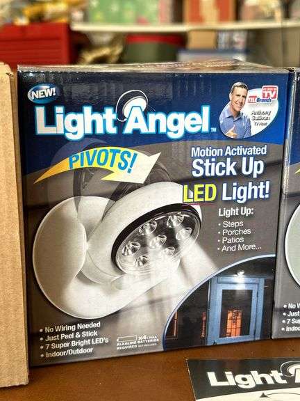 Set of (4) NIB As Seen on TV Light Angel Motion Activated Stick Up LED Lights