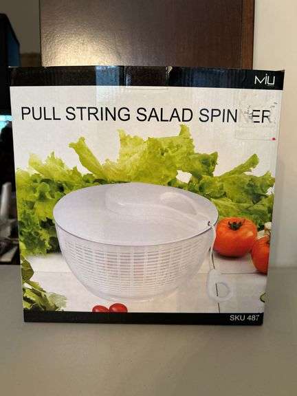(2) NIB Salad Spinners…..OXO Good Grips brand and MIU brand