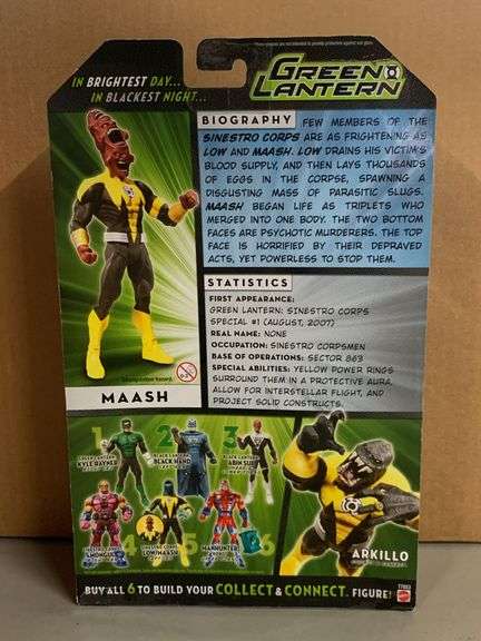 DC UNIVERSE Classics Sinestro Corps: MAASH action figure…..Wave 1, Figure 5