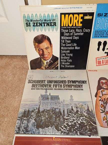 Grouping of albums. Mostly orchestra. See all photos for titles.