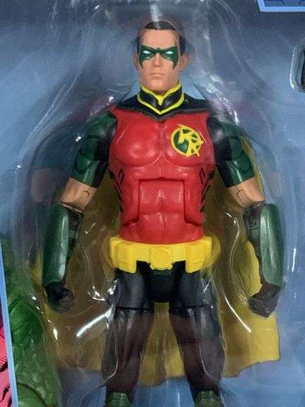 DC COMICS Multiverse RED ROBIN action figure with Collect & Connect Killer Croc