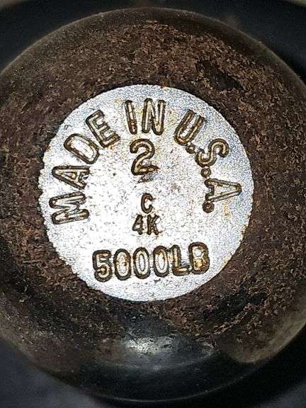 Trailer hitch with a 2-in ball