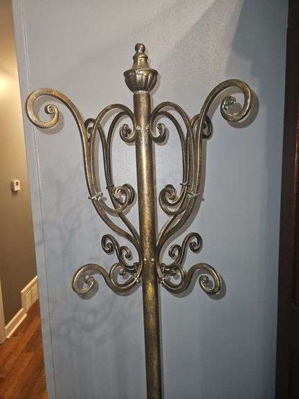 Metal/Iron coat rack umbrella stand 74" tall...