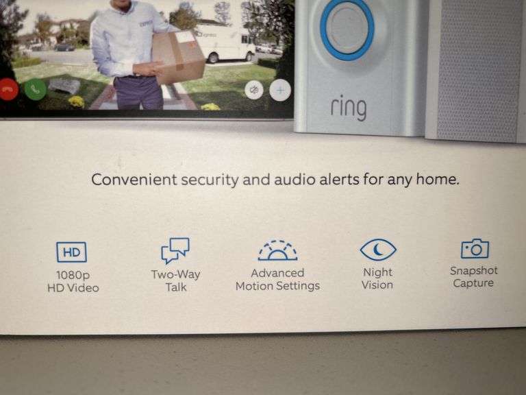 NIB Ring Video Doorbell 2 and Chime (sleeve is sealed so could not get pics inside)