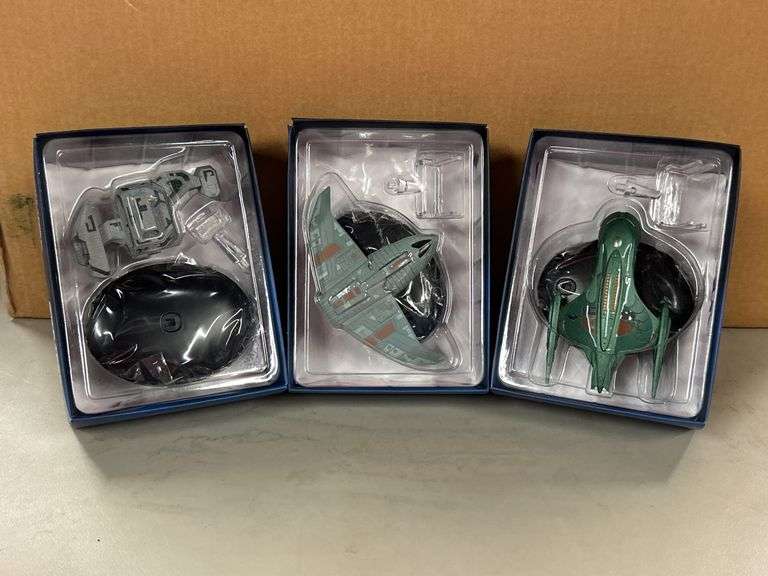 Selection of (3) Star Trek Eaglemoss Starships