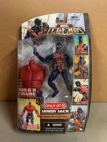 Marvel Legends UNION JACK action figure with Build A Figure Red Hulk Series