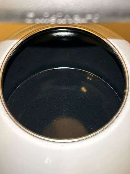 Stainless tea kettle and NEW Cuisinart white enamel tea kettle….no dents
