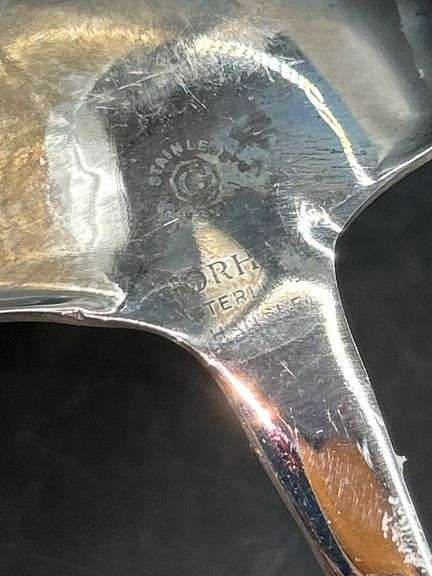 Very nice Buttercup by Gorham  sterling handled ladle with twisted neck