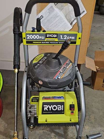 Ryobi 12-in electric 2300 PSI Max 1.4 GPM max power washer