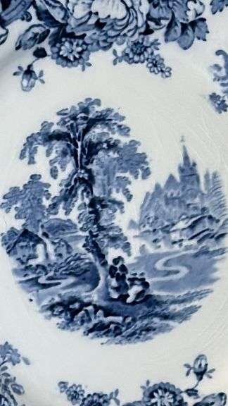 (2) Vintage Allerton’s Kenilworth English 8” Salad Plate…..no chips or cracks…..makers mark on back is blurry