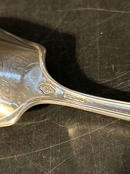 Sterling Della Robbia by Alvin Sugar Spoon and Spreader…..59 grams