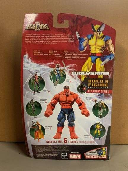 Marvel Legends WOLVERINE action figure with Build A Figure Red Hulk Series
