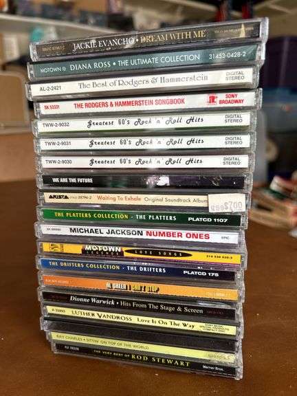 2 boxes full of CD’s…..all type of music….see all pics